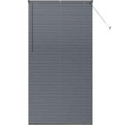 vidaXL, persiana veneciana, gris oscuro, 220 x 110 cm, aluminio, 25 mm