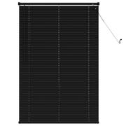 vidaXL Persiana Veneciana Manual Ajustable Negro 150 x 70 cm PVC