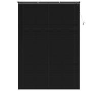 vidaXL Persiana Veneciana Manual Ajustable Negro 213 x 150 cm PVC