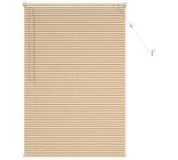 vidaXL Persiana Veneciana Marrón Claro con Patrón 150 x 100 cm PVC, Persiana Veneciana Moderna y Resistente para Oficina en casa, filtra luz, Protege privacidad, Uso Interior