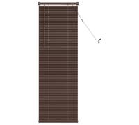 vidaXL Persiana Veneciana Marrón Oscuro con Patrón 150 x 50 cm PVC