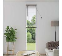 vidaXL Persiana Veneciana Marrón Oscuro con Patrón 213 x 40 cm 25 mm