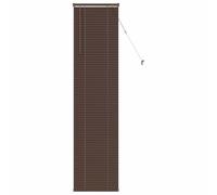 vidaXL Persiana Veneciana Marrón Oscuro con Patrón 213 x 40 cm PVC