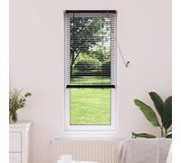 vidaXL Persiana Veneciana Negro 150 x 60 cm 25 mm PVC