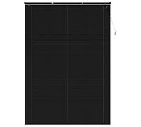 vidaXL Persiana Veneciana Negro 213 x 150 cm PVC, Persiana Veneciana Moderna y Resistente para Oficina en casa, filtra luz, Protege privacidad, Uso Interior