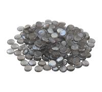 vidaXL Piedra de vidrio 17-19 mm Gris púrpura Cristal