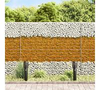 vidaXL Piedras de Jardín Marrón 12 cm Cristal