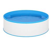 vidaXL Piscina de chapoteo Blanca 350x90 cm