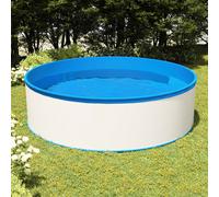 vidaXL Piscina de chapoteo skimmer colgante y bomba 350x90 cm blanco