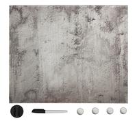 vidaXL Pizarra magnética de pared vidrio 40x40 cm
