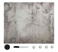 vidaXL Pizarra magnética de pared vidrio 50x50 cm