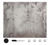 vidaXL Pizarra magnética de pared vidrio 60x60 cm
