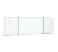 vidaXL Pizarra magnética Plegable Aluminio 160x60x1,7 cm, Pizarra Plegable, Pizarra magnética plegada, Pizarra magnética de borrado en seco