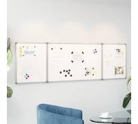 vidaXL Pizarra magnética plegable aluminio 200x60x1,7 cm