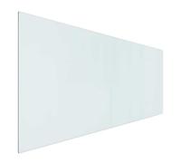 vidaXL Placa de Vidrio para Chimenea Transparente 120 x 50 cm Cristal