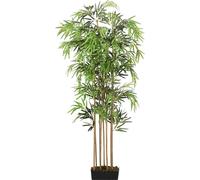 vidaXL, planta de bambú artificial, 1095 hojas, 150 cm, color verde