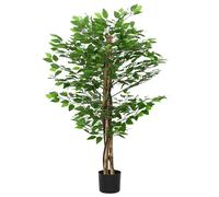 vidaXL Planta Ficus Artificial 788 Hojas 120 cm Verde