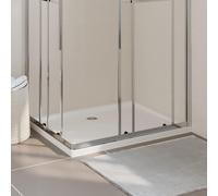 vidaXL Plato de ducha rectangular ABS 80x100 cm