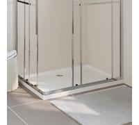 vidaXL Plato de ducha rectangular ABS 80x110 cm