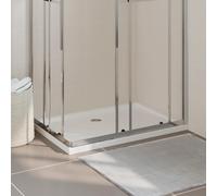 vidaXL Plato de ducha rectangular ABS blanco 70x100 cm
