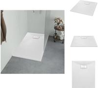vidaXL Plato de ducha SMC blanco, 90x70 cm - Platos de ducha
