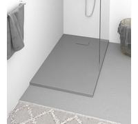 vidaXL Plato de ducha SMC gris 120x70 cm