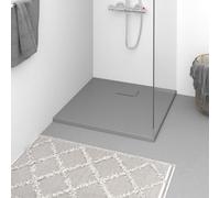 vidaXL Plato de ducha SMC gris 80x80 cm