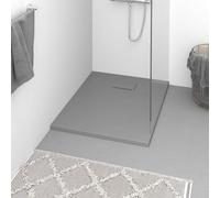 vidaXL Plato de ducha SMC gris 90x70 cm