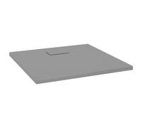 vidaXL Plato Ducha Resina Pizarra Extraplano Antideslizante 80x80 cm Color Blanco, Gris, Marrón y mas