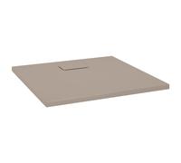 vidaXL Plato Ducha Resina Pizarra Extraplano Antideslizante 80x80 cm Color Blanco, Gris, Marrón y mas