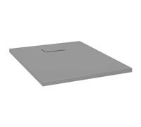 vidaXL Plato Ducha Resina Pizarra Extraplano Antideslizante 90x70 cm Color Gris, Marrón, Blanco y mas