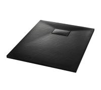 vidaXL Plato Ducha Resina Pizarra Extraplano Antideslizante 90x70 cm Color Gris, Marrón, Blanco y mas