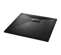 vidaXL Plato Ducha Resina Pizarra Extraplano Antideslizante 90x80 cm Color Blanco, Marrón, Negro y mas