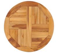 vidaXL Plato giratorio para mesa de madera maciza de teca