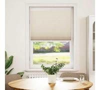 vidaXL Plisé Para Ventana Persiana 80X150cm Crema