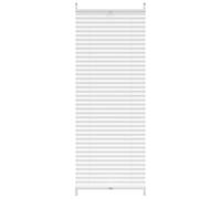 Plisse Persiana Cortina Plisada 50X150cm en color Blanco/Crema | protección solar decorativa para ventanas hogar oficina dormitorio fácil de instalar
