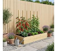 vidaXL Postes de valla 12 uds. Marrón 150 cm Madera de Pino Maciza