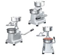 vidaXL Prensa de hamburguesas y 500 papeles para separar aluminio 10cm