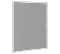 vidaXL Protección contra insectos para ventanas, color blanco, 130 x 150 cm, ajustable, rectangular, impermeable, red transpirable, fácil instalación, bricolaje