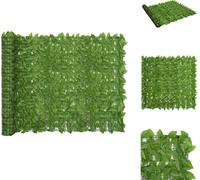 vidaXL Protector de balcón con hojas verdes, 300x150 cm - Toldos y protectores solares