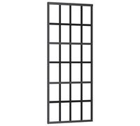 vidaXL Puerta Corredera con Herrajes ESG Vidrio y Aluminio Entrada Dimensiones 76 x 205 cm (183 cm sliding rail), 76 x 205 cm (200 cm sliding rail), 90 x 205 cm (200 cm sliding rail) y mas
