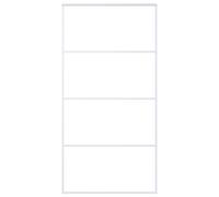 vidaXL Puerta Corredera de Aluminio y Vidrio ESG 102,5x205 cm Entrada Color Dorado, Blanco, Negro y mas