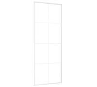 vidaXL Puerta Corredera de Aluminio y Vidrio ESG 76x205 cm Deslizante Color Dorado, Blanco, Negro y mas