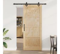 vidaXL Puerta Corredera ORKDAL 86 x 211 cm Madera de Pino Maciza