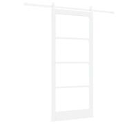vidaXL Puerta Corredera ORKDAL 93 x 211 cm, Sala de Estar, Puerta corredera Moderna, Madera de Pino Duradera, Vidrio, Divisor Elegante, diseño contemporáneo