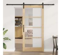 vidaXL Puerta Corredera ORKDAL Natural 93 x 202 cm