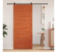 vidaXL Puerta Corrediza 100 x 2,5 x 208 cm Madera de Pino Maciza