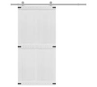 vidaXL Puerta Corrediza CORONA 100 x 210 cm Madera de Pino Maciza
