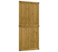 vidaXL Puerta Corrediza CORONA 100 x 210 cm Madera de Pino Maciza
