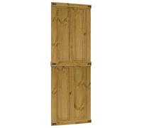 vidaXL Puerta Corrediza CORONA 70 x 210 cm Madera de Pino Maciza